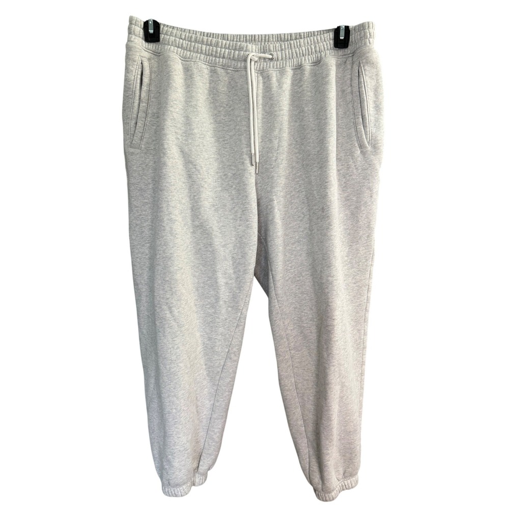 Abercrombie and Fitch Jogger Sweatpants Xl Gray Lounge Athleisure Sport Normcore - Picture 2 of 14